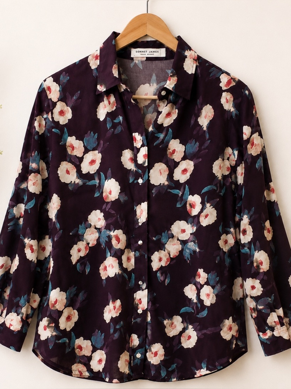 Sonnet James Floral Button-Front Blouse | Women’s Small